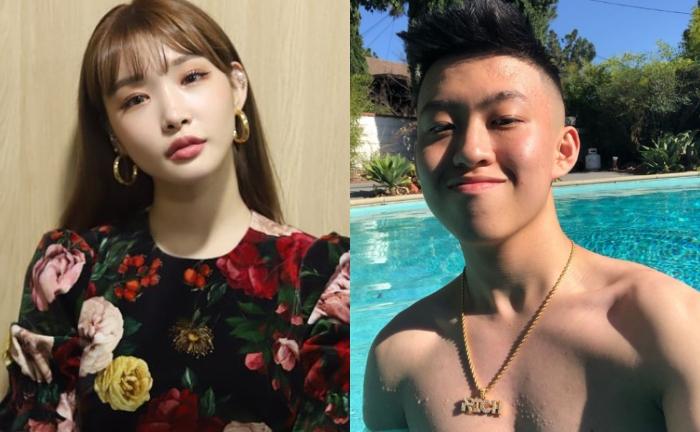 Chung Ha dan Rich Brian. (Instagram/@chungha_offcial, Instagram/@richbrian)