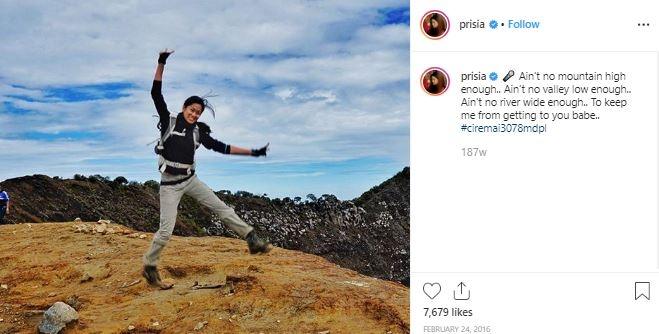 Prisia Nasution. (Instagram/@prisia)