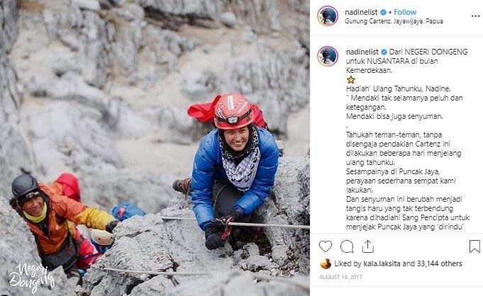 Nadine Chandrawinata. (Instagram/@nadinelist)