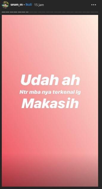 Sesen, asisten Raffi Ahmad ikut komentar. (Instagram/@sesen_rn)