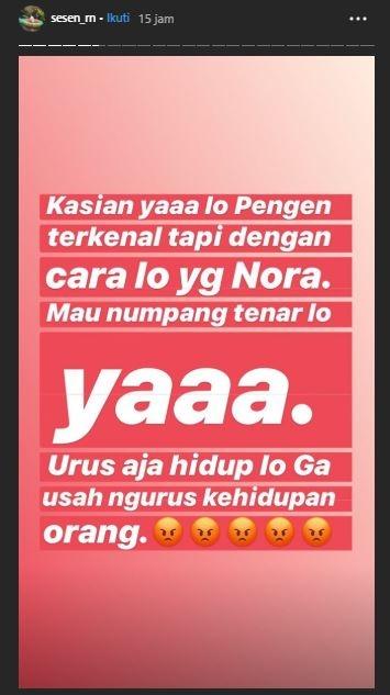Sesen, asisten Raffi Ahmad ikut komentar. (Instagram/@sesen_rn)