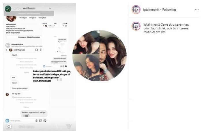 Nora Alexandra ngamuk pada pelakor. (Instagram/@igtainmentt)