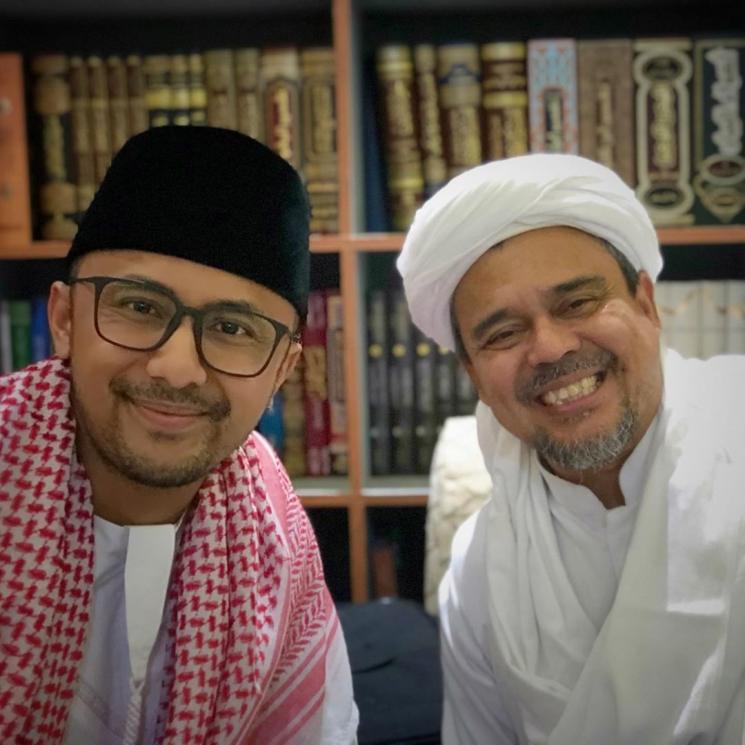 Hengky Kurniawan bertemu Habib Rizieq di Mekah. [Instagram@hengkykurniawan]