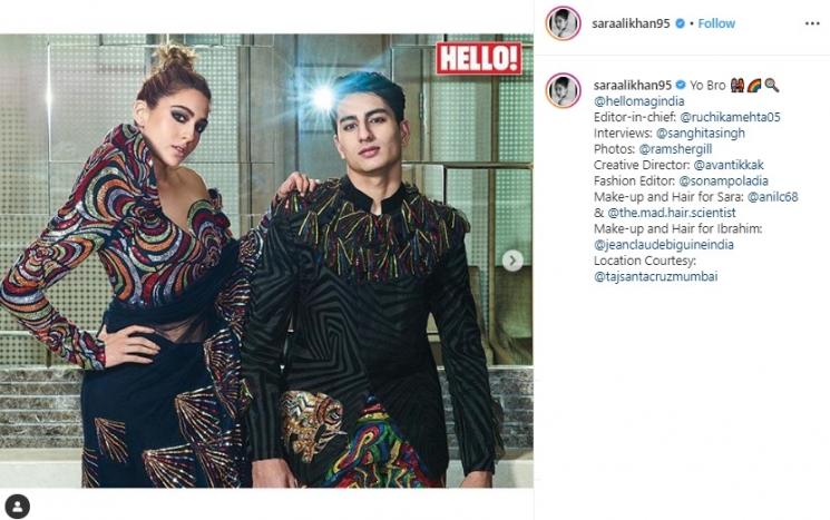 Sara Ali Khan dan Ibrahim Ali Khan (Instagram/@saraalikhan95)