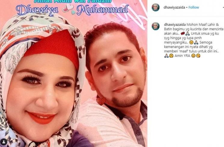 Dhawiya dan Muhammad (Instagram/@dhawiyazaida)