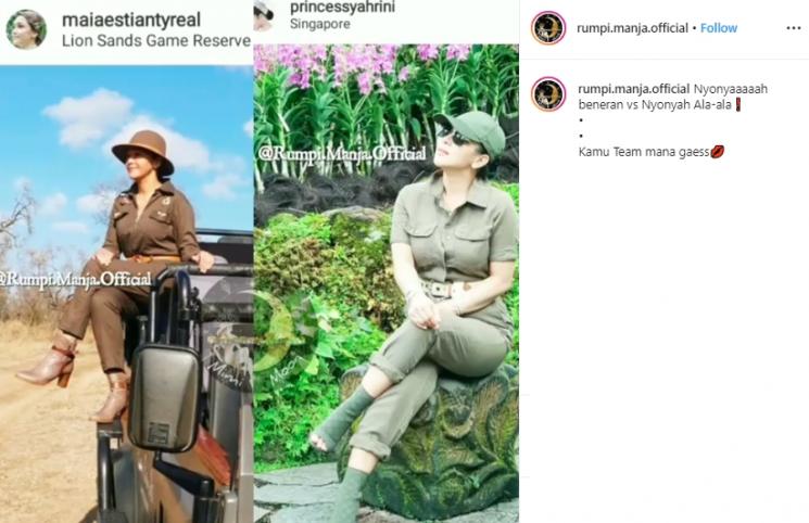Syahrini (Instagram/@rumpi.manja.official)