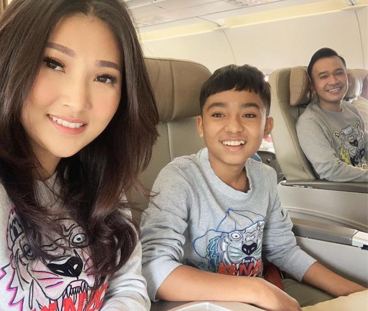 Sarwendah, Ruben Onsu, dan Betrand Peto (Instgaram @ruben_onsu)