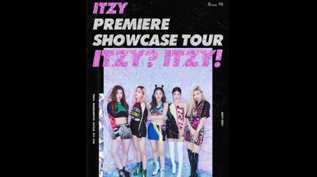 Poster showcase girlband Itzy [Instagram/mecimapro]