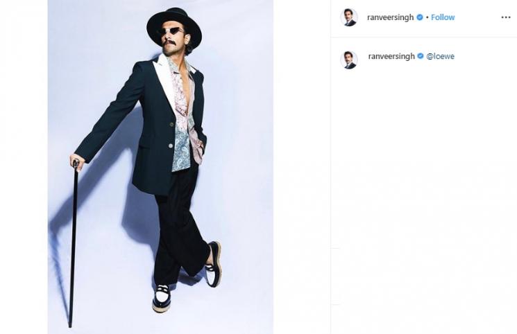 Ranveer Singh (Instagram@ranveersingh)