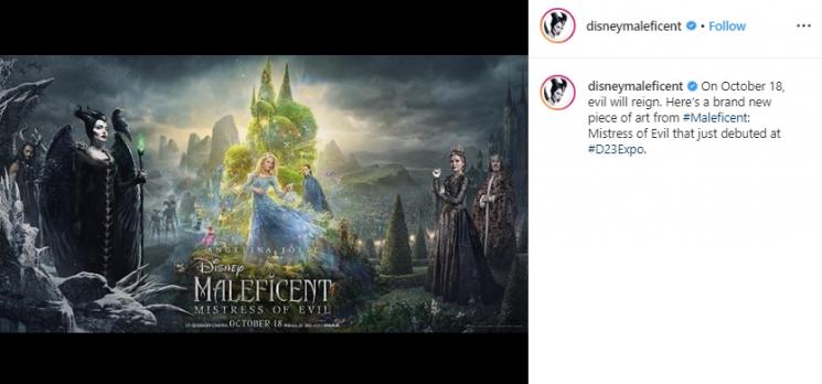 Fakta menarik film Maleficent 2 (Instagram/@disneymaleficent)