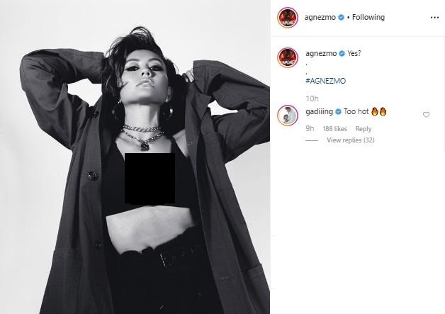 Gading Marten komentari foto Agnez Mo. (Instagram/@agnezmo)