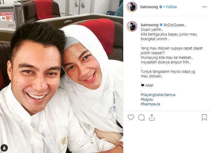 Baim Wong dan Paula Verhoeven (Instagram/@baimwong)