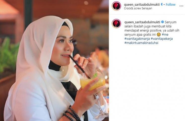 Sarita Abdul Mukti (Instagram/@queen_saritaabdulmukti)