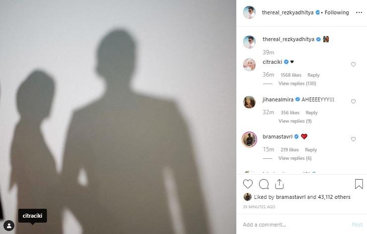 Postingan Rezky Aditya. (Instagram/@thereal_rezkyadhitya)