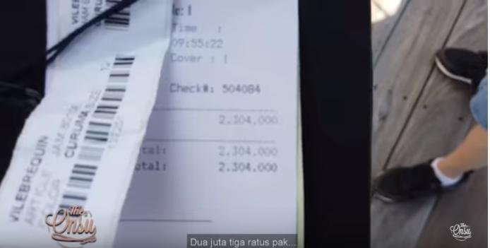 Harga celana renang Betrand Peto (YouTube/The Onsu Family)
