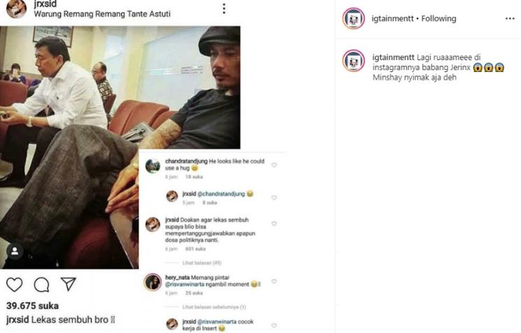 Jerinx SID (Instagram/@igtainmentt)