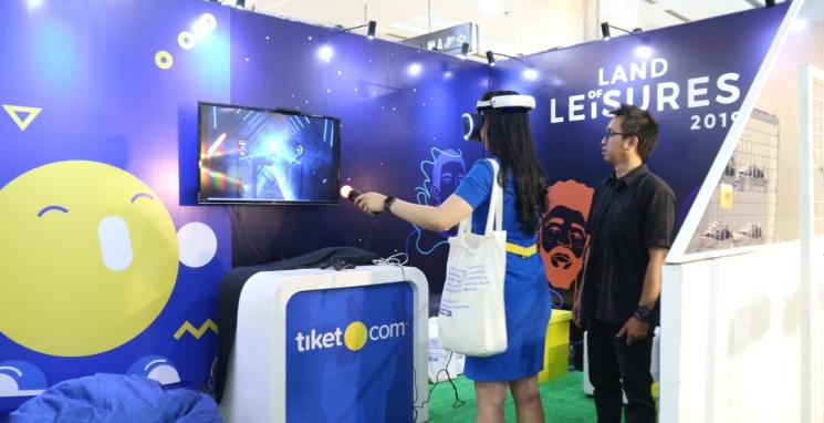 Salah satu stand di opening ceremony Land of Leisures 2019 (MataMata.com/Firna)