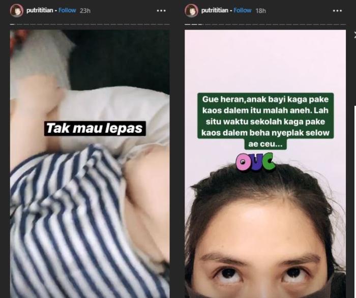 Putri Titian. (Instagram/@putrititian)