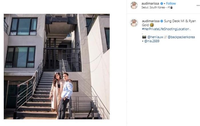 Audi Marissa dan Anthony Xie. (Instagram/@audimarissa)
