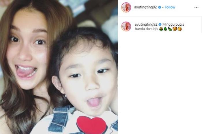 Ayu Ting Ting dan Bilqis Khumairah Razak. (Instagram/@ayutingting92)