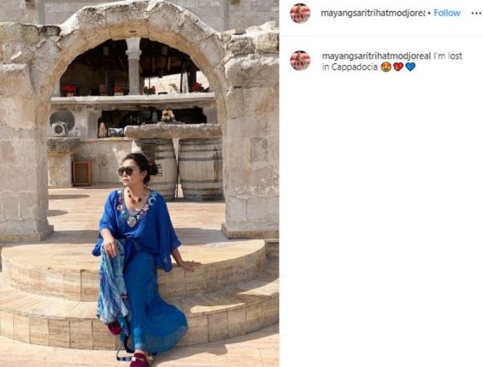 Gaya mewah Mayangsari Trihatmodjo. (Instagram/@mayangsaritrihatmodjoreal)