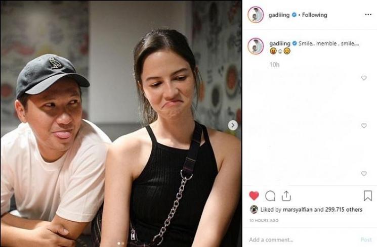 Gading Marten dan Juria Hartmans (Instagram @gadiiing)