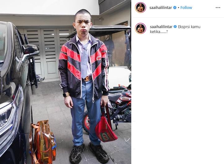 Saaih Halilintar (Instagram/@saaihalilintar)