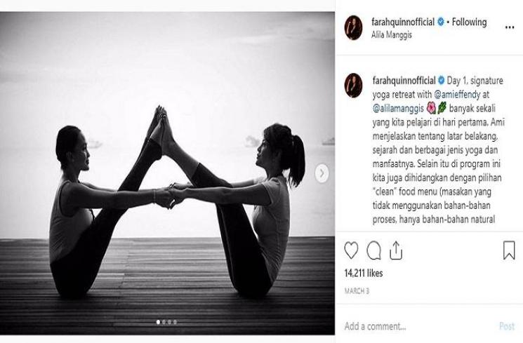 Farah Quinn (Instagram @farahquinnofficial)