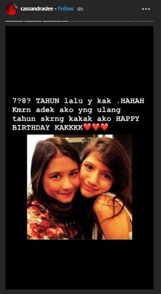 Prilly Latuconsina. (Instagram/@cassandraslee)
