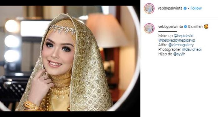 Vebby Palwinta. (Instagram/@vebbypalwinta)