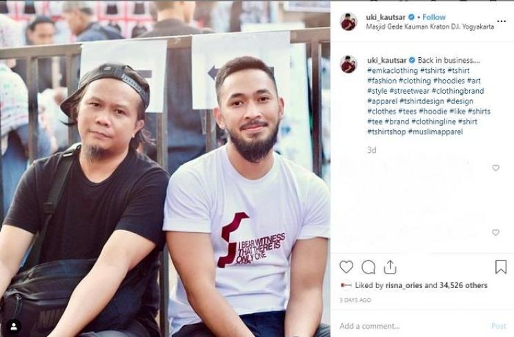 Uki NOAH sibuk bisnis (Instagram @uki_kautsar)