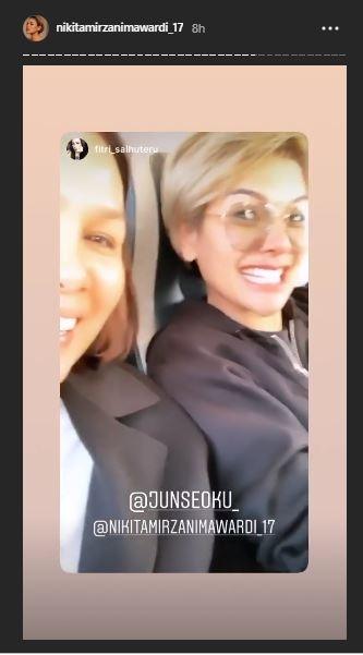 Fitri Salhuteru dan Nikita Mirzani. (Instagram/@nikitamirzanimawardi_17)