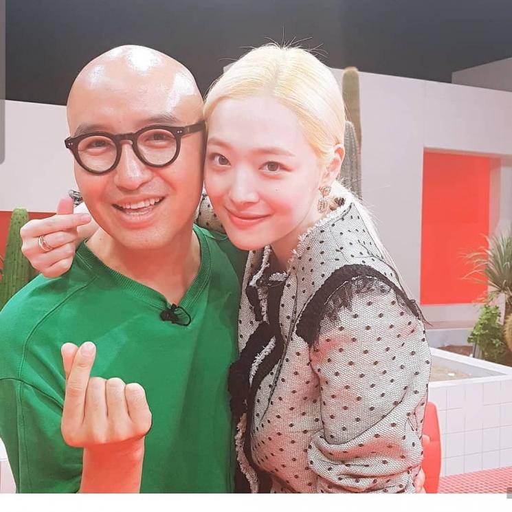 Hong Seok Cheon dan Sulli (Instagram/@tonyhong1004)