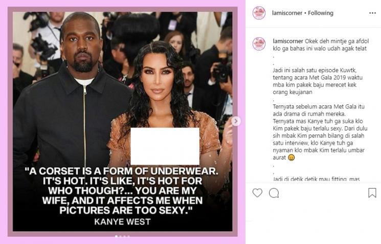 Kim Kardashian (Instagram/@lamiscorner)