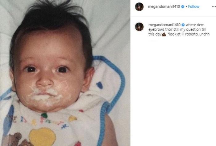 Potret cilik Megan Domani. (Instagram/@megandomani1410)