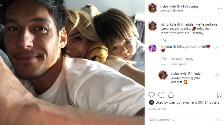 Richard Kyle, Jessica Iskandar dan El Barack. (Instagram/@richo_kyle)