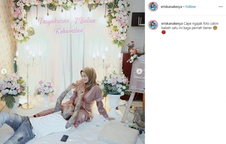 Tasyakuran calon anak Young Lex (Instagram/@eriskanakesya)