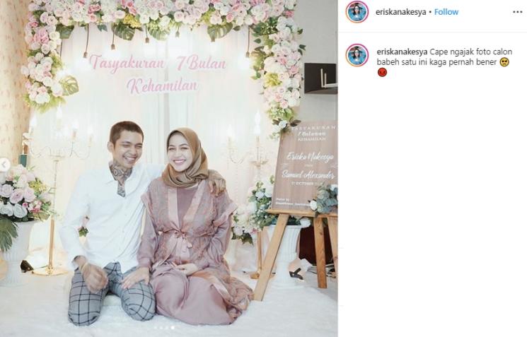 Tasyakuran calon anak Young Lex (Instagram/@eriskanakesya)