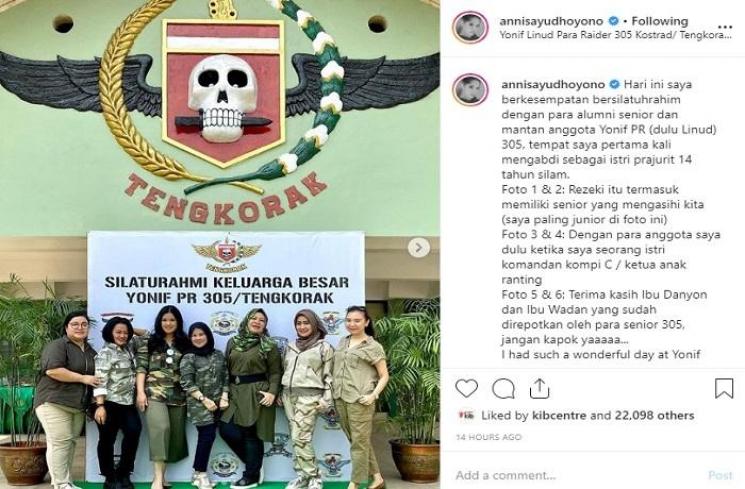 Annisa Yudhoyono napak tilas di rumah pertama awal menikah dengan Agus Yudhoyono (Instagram @annisayudhoyono)