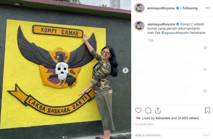 Annisa Yudhoyono napak tilas di rumah pertama awal menikah dengan Agus Yudhoyono (Instagram @annisayudhoyono)