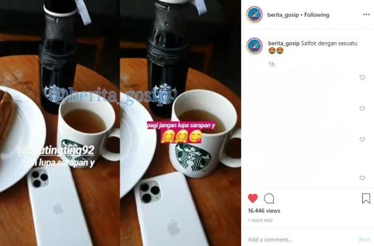 Postingan Ibu Ayu Ting Ting dituding pamer (Instagram @berita_gosip)