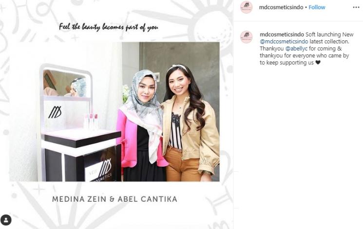 Medina Zein (Instagram/@mdcosmeticsindo)