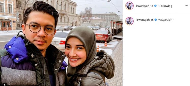 Irwansyah dan Zaskia Sungkar (Instagram/@irwansyah_15)