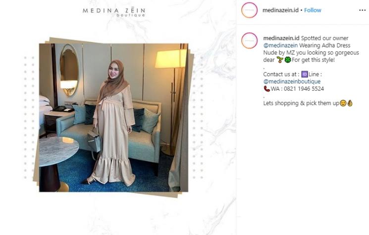 Medina Zein (Instagram/@medinazein.id)