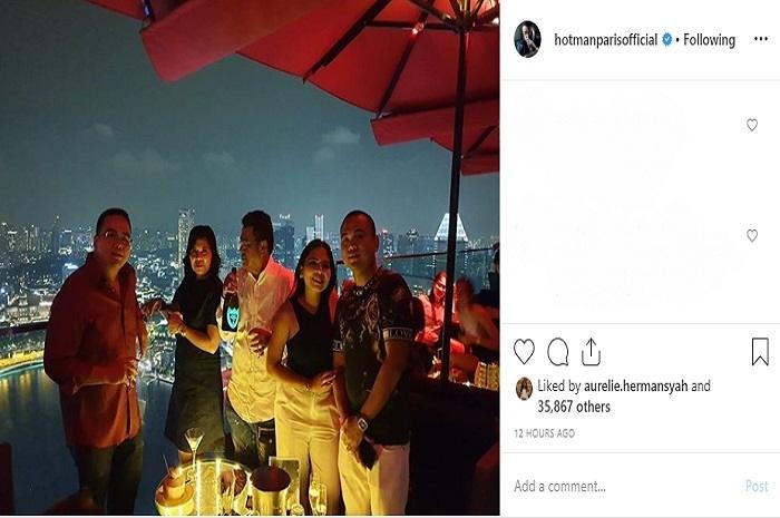 Hotman Paris ulang tahun (Instagram @hotmanparisofficial)