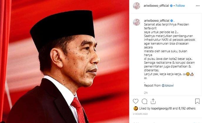 Ari Wibowo. (Instagram/@ariwibowo)
