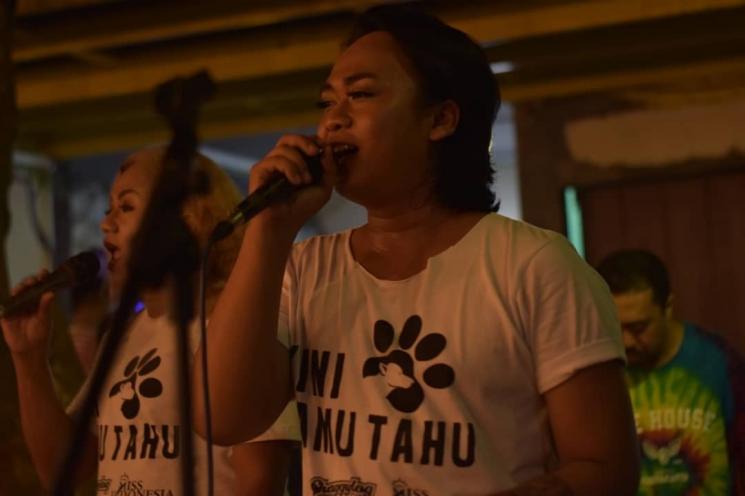 Girlband AMUBA asal Yogyakarta yang personelnya para waria. [Instagram]