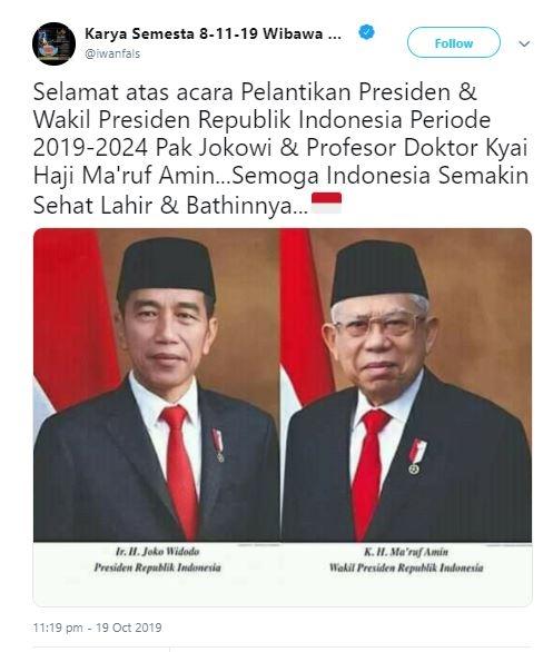 Iwan Fals. (Twitter/@iwanfals)