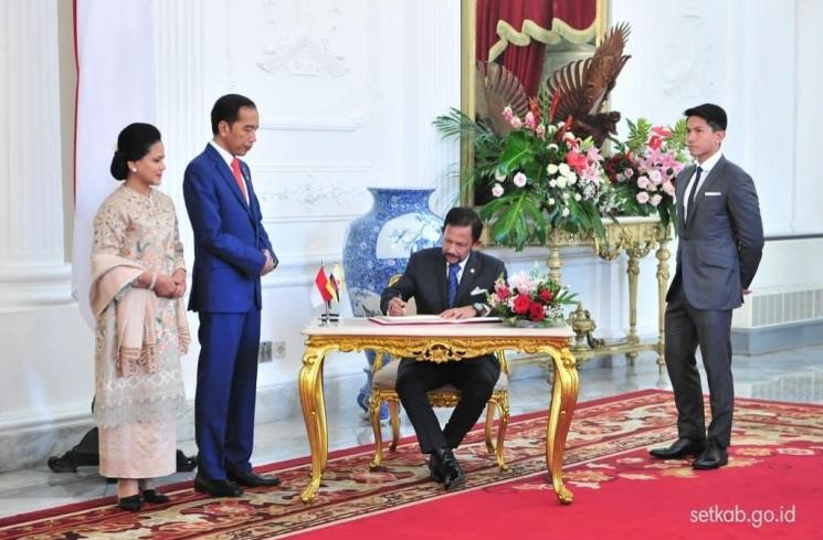 Pangeran Brunei Darussalam Abdul Mateen. (Instagram/@sekretariat.kabinet)