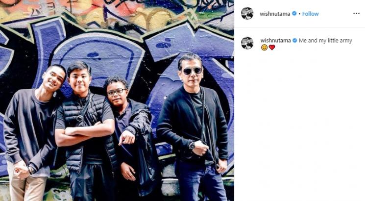 Anak-anak Wishnutama (Instagram/@wishnutama)